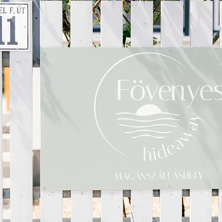 Appartement Foevenyes Hideaway Balatonudvari